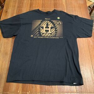 Majestic Men’s Authentic Collection 2017 World Series Champion Black T-Shirt 2XL